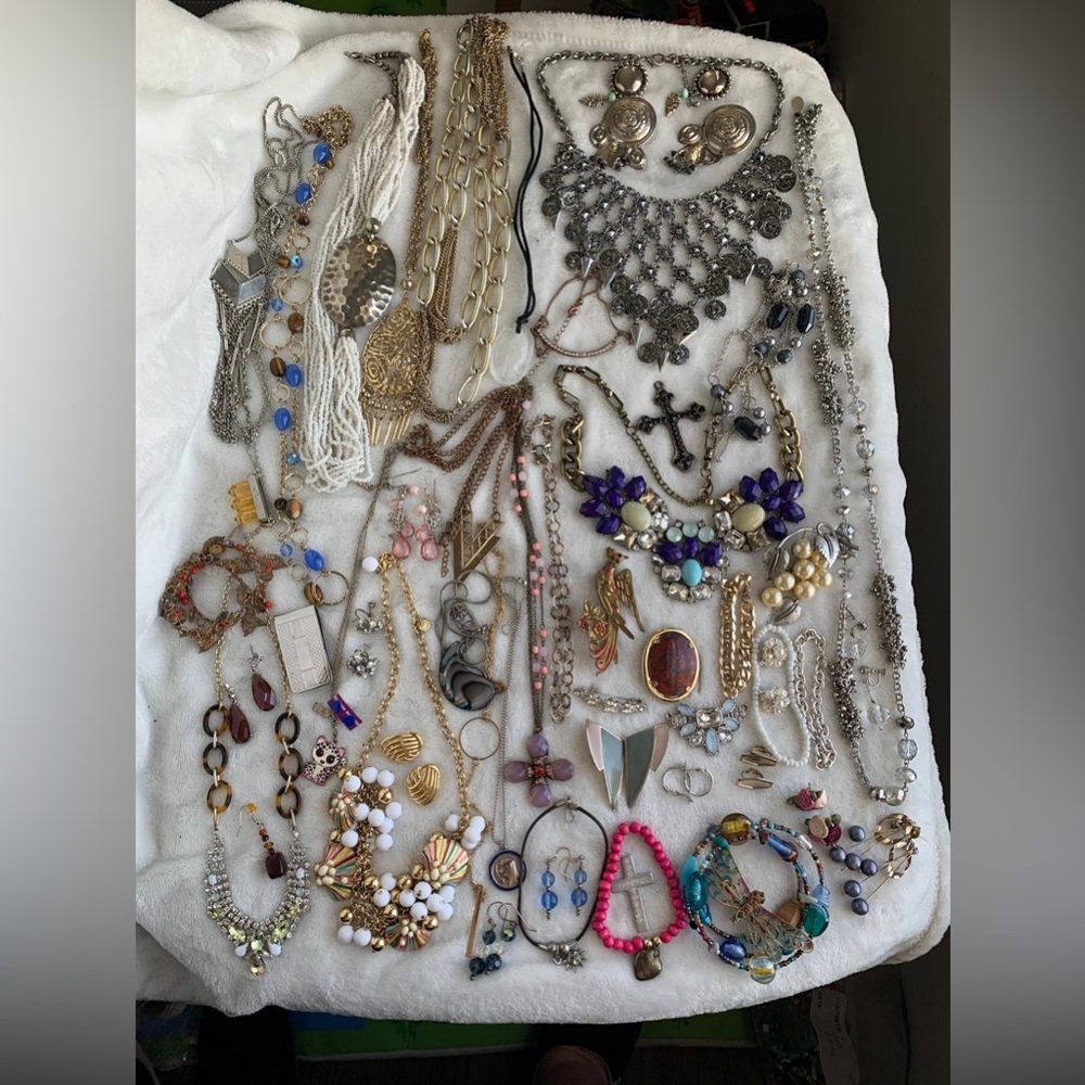 53 Piece Vintage & Designer Jewelry Lot – Talbots, WHBM, Trifari